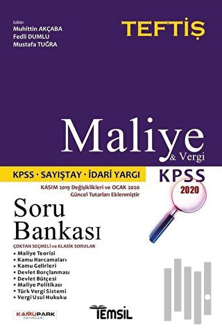 Maliye ve Vergi Hukuku Soru Bankası | Kitap Ambarı