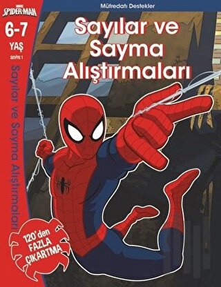 Marvel Spider-Man Sayılar ve Sayma Alıştırmaları | Kitap Ambarı