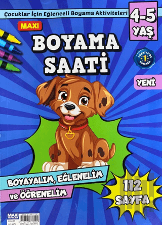 Maxi Boyama Kitabı 4-5 Yaş 2024-03 | Kitap Ambarı