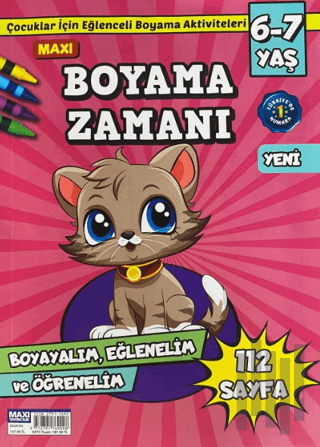 Maxi Boyama Zamanı 6-7 Yaş 2024 | Kitap Ambarı