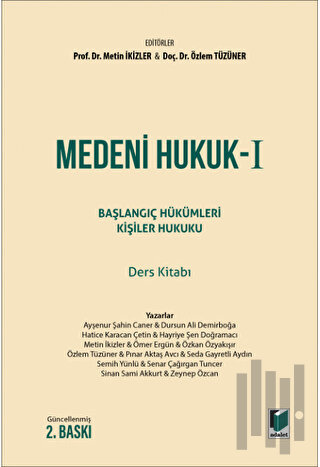 Medeni Hukuk - I (Ciltli) | Kitap Ambarı