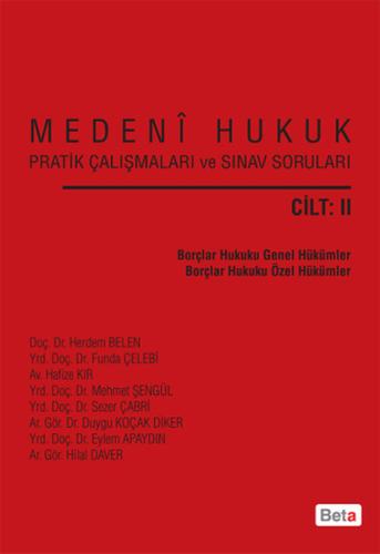 Medeni Hukuk Pratik Çalışmaları ve Sınav Soruları Cilt: 2 | Kitap Amba