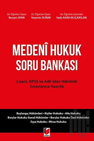 Medeni Hukuk Soru Bankası | Kitap Ambarı