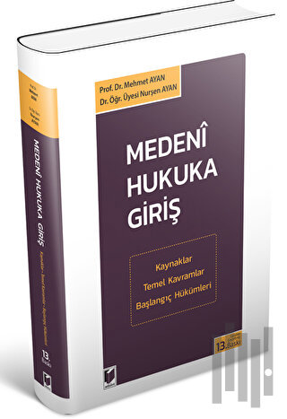 Medeni Hukuka Giriş | Kitap Ambarı