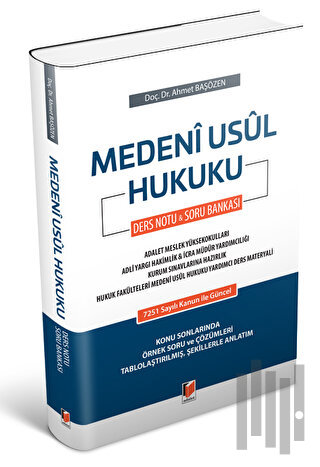 Medeni Usul Hukuku Ders Notu ve Soru Bankası | Kitap Ambarı