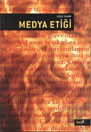 Medya Etiği | Kitap Ambarı