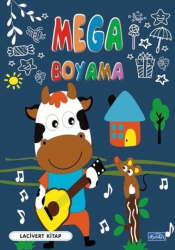 Mega Boyama-Lacivert Kitap | Kitap Ambarı