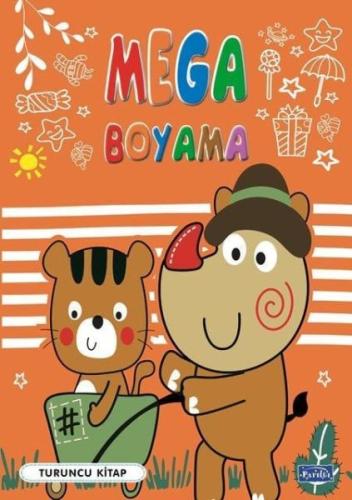 Mega Boyama-Turuncu Kitap | Kitap Ambarı