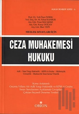 Meslek Sınavları İçin; Ceza Muhakemesi Hukuku | Kitap Ambarı