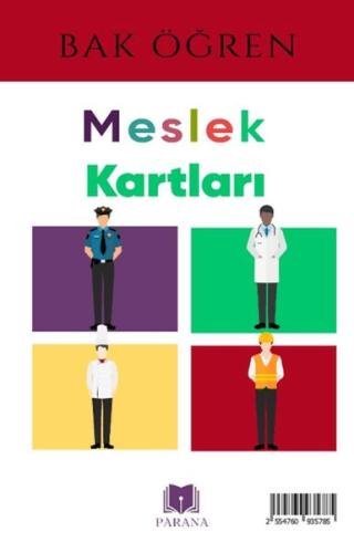 Meslekler - Bak Öğren Kartları - İlk Bilgilerim (Ciltli) | Kitap Ambar