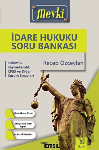 Mevki - İdare Hukuku Tamamı Çözümlü Soru Bankası | Kitap Ambarı