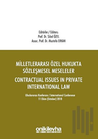 Milletlerarası Özel Hukukta Sözleşmesel Meseleler - Contractual Issues