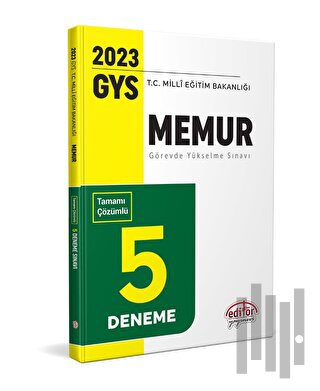 Milli Eğitim Bakanlığı Memur GYS Tamamı Çözümlü 5 Deneme Sınavı | Kita