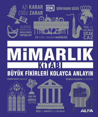 Mimarlık Kitabı Büyük Fikirleri Kolayca Anlayın (Ciltli) | Kitap Ambar