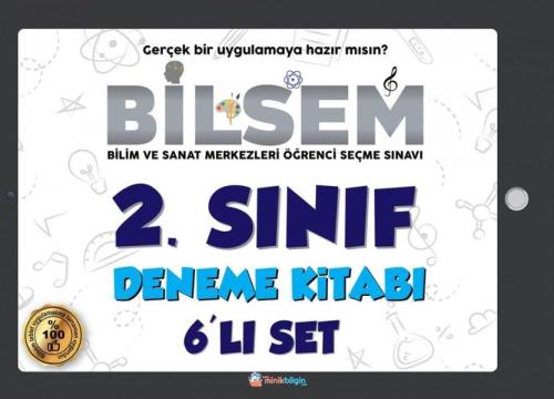 Minik Bilgin Bilsem 2. Sınıf Deneme Kitabı 6'lı Set | Kitap Ambarı