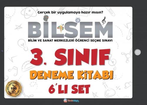 Minik Bilgin Bilsem 3. Sınıf Deneme Kitabı 6'lı Set | Kitap Ambarı