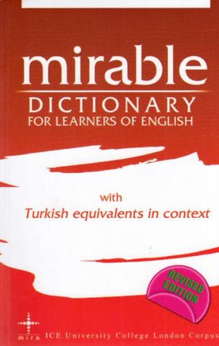 Mirable Dictionary For Learners Of English | Kitap Ambarı