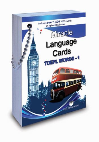 Miracle Language Cards TOEFL Words - 1 | Kitap Ambarı