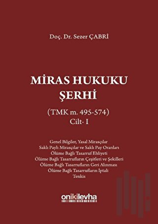 Miras Hukuku Şerhi Cilt 1 (Ciltli) | Kitap Ambarı