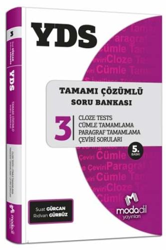 Modadil YDS Tamamı Çözümlü Modüler Soru Bankası Serisi 3 (Yeni) | Kita