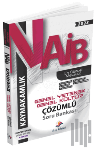 NAİB Kaymakamlık Genel Yetenek Genel Kültür Çözümlü Soru Bankası | Kit