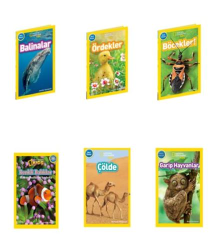 National Geographic Kids Okul Öncesi Serisi 6 Kitap | Kitap Ambarı