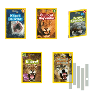 National Geographic Kids Ölümcül Hayvanlar Seti 5 Kitap | Kitap Ambarı