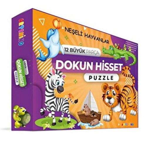 Neşeli Hayvanlar - Dokun Ve Hisset Puzzle | Kitap Ambarı