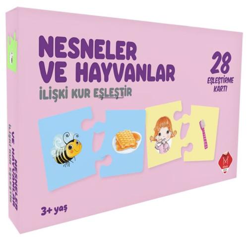 Nesneler ve Hayvanlar - İlişki Kur Eşleştir (3+ Yaş) | Kitap Ambarı