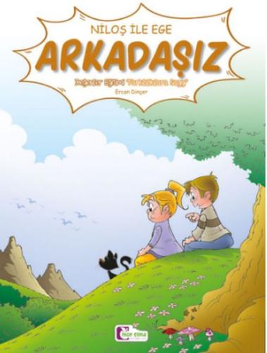 Niloş İle Ege - Arkadaşız 35*50 Kuşe Kağıt -Renkli Hikaye | Kitap Amba