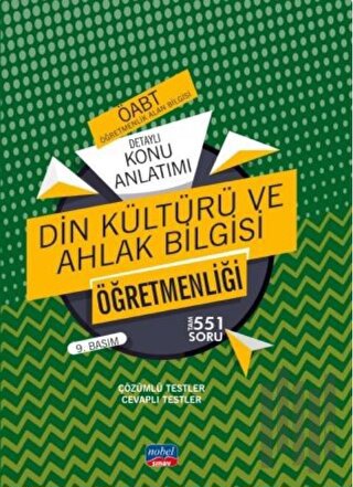 ÖABT Din Kültürü ve Ahlak Bilgisi Öğretmenliği - Öğretmenlik Alan Bilg