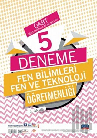 ÖABT Fen Bilimleri Fen ve Teknoloji Öğretmenliği 5 Deneme | Kitap Amba