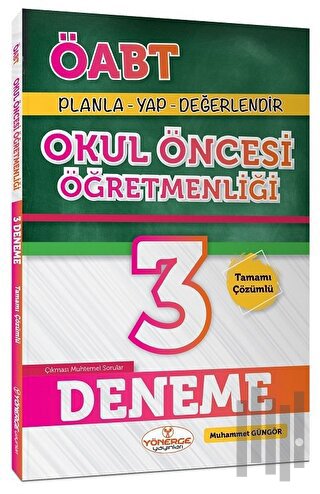 ÖABT Okul Öncesi Öğretmenliği 3 Deneme Çözümlü | Kitap Ambarı