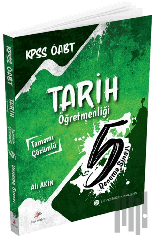 ÖABT Tarih Çözümlü 5 Deneme Sınavı | Kitap Ambarı