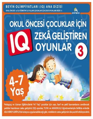 Okul Öncesi Çocuklar İçin Zeka Geliştiren Oyunlar 3 | Kitap Ambarı