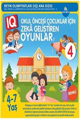 Okul Öncesi Çocuklar İçin Zeka Geliştiren Oyunlar - 4 | Kitap Ambarı