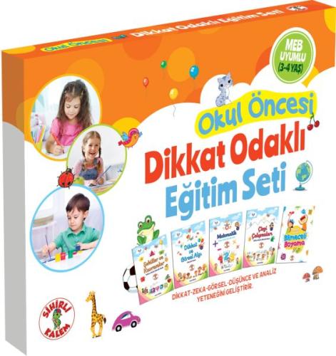 Dikkat Odaklı Eğitim Seti 3-4 Yaş | Kitap Ambarı