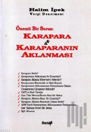 Önemli Bir Sorun: Karapara ve Karapara’nın Aklanması | Kitap Ambarı