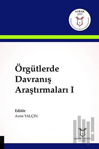 Örgütlerde Davranış Araştırmaları 1 | Kitap Ambarı