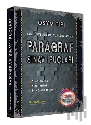 ÖSYM Tipi Paragraf Sınav İpuçları | Kitap Ambarı