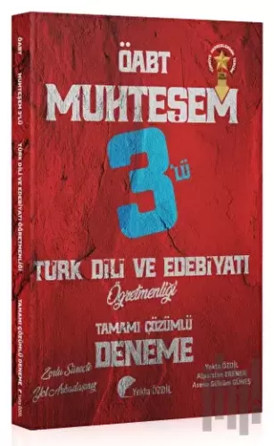 Özdil Akademi ÖABT Türk Dili ve Edebiyatı Muhteşem 3 lü Deneme Çözümlü