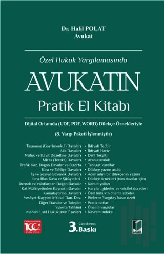 Özel Hukuk Yargılamasında Avukatın Pratik El Kitabı (Ciltli) | Kitap A