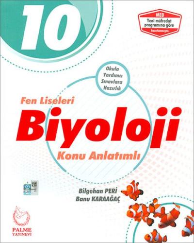 Palme 10.Sınıf Fen Liseleri Biyoloji Konu Anlatımlı (Yeni) | Kitap Amb