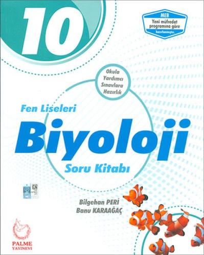 Palme 10.Sınıf Fen Liseleri Biyoloji Soru Kitabı (Yeni) | Kitap Ambarı