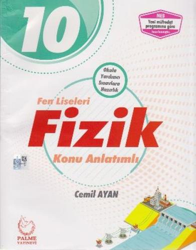 Palme 10. Sınıf Fen Liseleri Fizik Konu Anlatımlı (Yeni) | Kitap Ambar