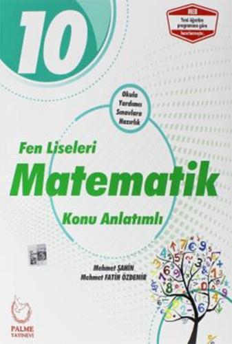 Palme 10.Sınıf Fen Liseleri Matematik Konu Anlatımlı (Yeni) | Kitap Am