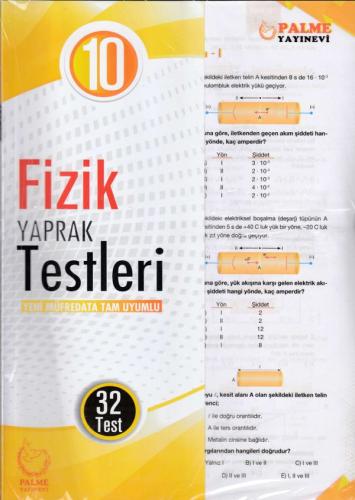 Palme 10. Sınıf Fizik Yaprak Test (Yeni) | Kitap Ambarı