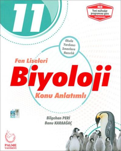 Palme 11.Sınıf Fen Liseleri Biyoloji Konu Anlatımlı (Yeni) | Kitap Amb