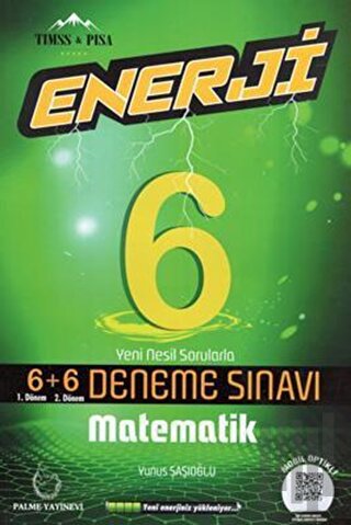 Palme 6. Sınıf Enerji Matematik 6+6 Deneme Sınavı | Kitap Ambarı