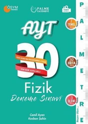 Palme AYT Fizik Palmetre Serisi 30 Deneme | Kitap Ambarı